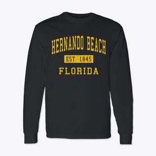 Hernando Beach Florida Classic Established Classic Long Sleeve T-Shirt