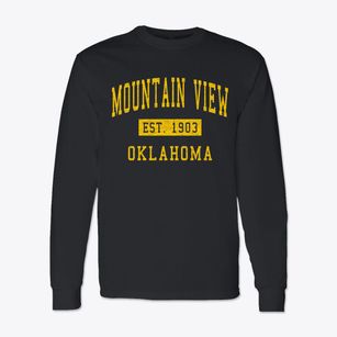 Mountain View Oklahoma Classic Established Classic Long Sleeve T-Shirt