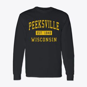 Peeksville Wisconsin Classic Established Classic Long Sleeve T-Shirt
