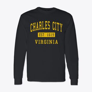 Charles City Virginia Classic Established Classic Long Sleeve T-Shirt