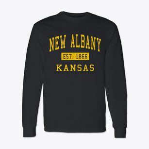 New Albany Kansas Classic Established Classic Long Sleeve T-Shirt