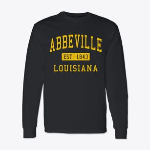 Abbeville Louisiana Classic Established Classic Long Sleeve T-Shirt