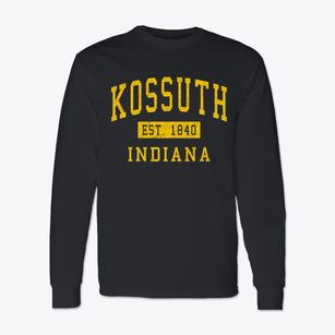 Kossuth Indiana Classic Established Classic Long Sleeve T-Shirt