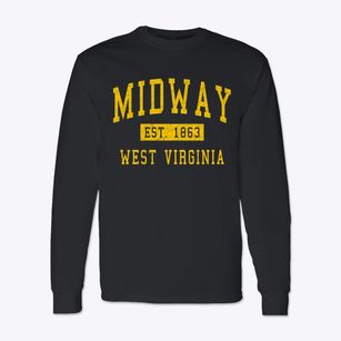 Midway West Virginia Classic Established Classic Long Sleeve T-Shirt