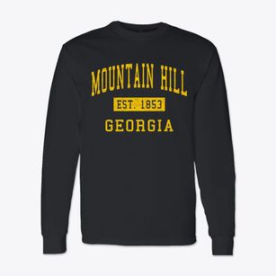 Mountain Hill Georgia Classic Established Classic Long Sleeve T-Shirt