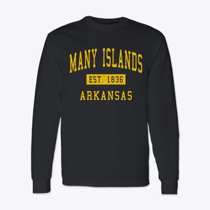 Many Islands Arkansas Classic Established Classic Long Sleeve T-Shirt