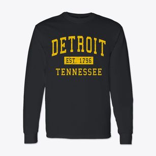 Detroit Tennessee Classic Established Classic Long Sleeve T-Shirt