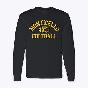 Monticello High School Classic Football Classic Long Sleeve T-Shirt