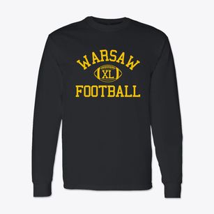 Warsaw High School Classic Football Classic Long Sleeve T-Shirt