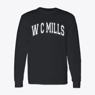 W C Mills Elementary School Varsity Arch Classic Long Sleeve T-Shirt