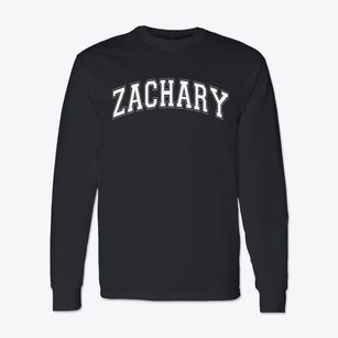 Zachary Junior Broncos Varsity Arch Classic Long Sleeve T-Shirt