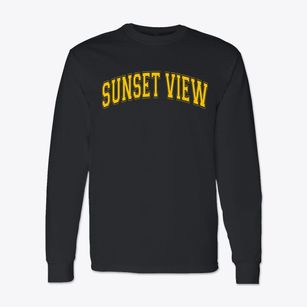 Sunset View Elementary School Varsity Arch Classic Long Sleeve T-Shirt