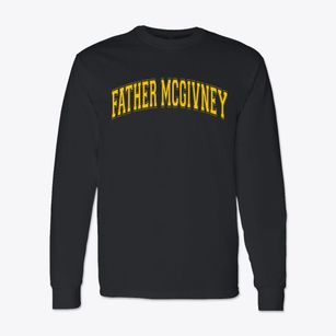Father Mcgivney Catholic Varsity Arch Classic Long Sleeve T-Shirt