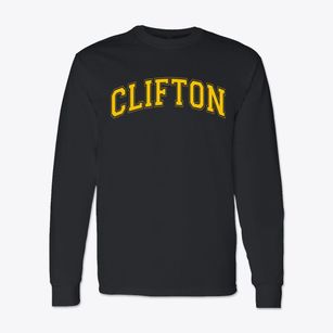 Clifton Elementary School #8 Varsity Arch Classic Long Sleeve T-Shirt