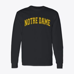 Notre Dame Elementary School Varsity Arch Classic Long Sleeve T-Shirt
