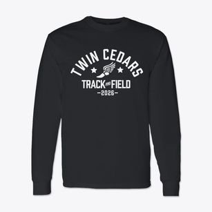 Twin Cedars Community School Track and Field Classic Long Sleeve T-Shirt