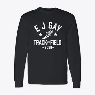 E J Gay Middle School Track and Field Classic Long Sleeve T-Shirt