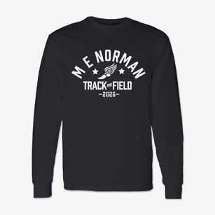 M E Norman Elementary School Track and Field Classic Long Sleeve T-Shirt
