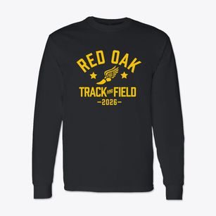 Red Oak Elementary School Track and Field Classic Long Sleeve T-Shirt