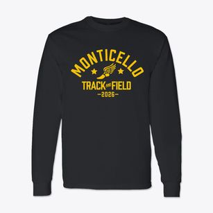 Monticello High School Track and Field Classic Long Sleeve T-Shirt