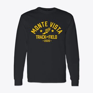 Monte Vista Elementary School Track and Field Classic Long Sleeve T-Shirt
