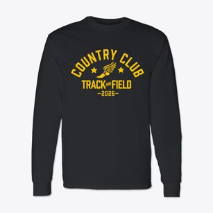 Country Club Middle School Track and Field Classic Long Sleeve T-Shirt
