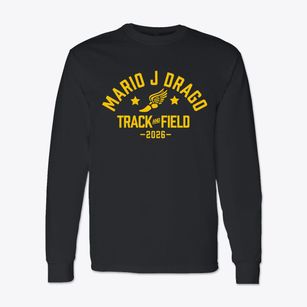 Mario J Drago School #3 Track and Field Classic Long Sleeve T-Shirt