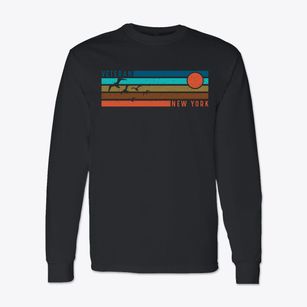 Veteran New York Blissful Sunset Classic Long Sleeve T-Shirt