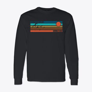 Keithsburg Illinois Blissful Sunset Classic Long Sleeve T-Shirt