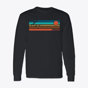 Angoon Alaska Blissful Sunset Classic Long Sleeve T-Shirt