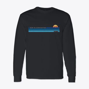 New Bloomington Ohio Water View Classic Long Sleeve T-Shirt
