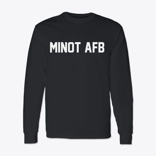 Minot Afb North Dakota Classic Block Classic Long Sleeve T-Shirt