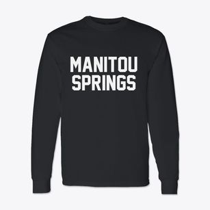 Manitou Springs Colorado Classic Block Classic Long Sleeve T-Shirt
