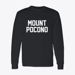 Mount Pocono Pennsylvania Classic Block Classic Long Sleeve T-Shirt