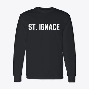 St. Ignace Michigan Classic Block Classic Long Sleeve T-Shirt