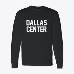 Dallas Center Iowa Classic Block Classic Long Sleeve T-Shirt