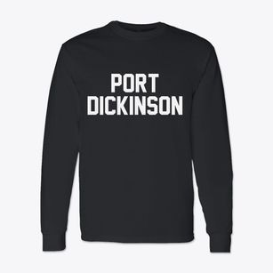Port Dickinson New York Classic Block Classic Long Sleeve T-Shirt