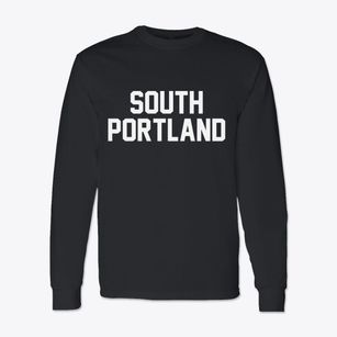 South Portland Maine Classic Block Classic Long Sleeve T-Shirt