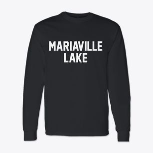 Mariaville Lake New York Classic Block Classic Long Sleeve T-Shirt