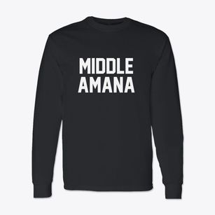 Middle Amana Iowa Classic Block Classic Long Sleeve T-Shirt