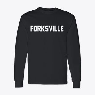 Forksville Pennsylvania Classic Block Classic Long Sleeve T-Shirt