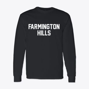 Farmington Hills Michigan Classic Block Classic Long Sleeve T-Shirt