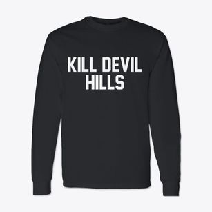 Kill Devil Hills North Carolina Classic Block Classic Long Sleeve T-Shirt