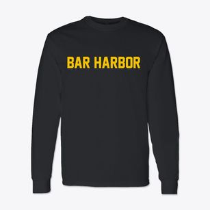 Bar Harbor Maine Classic Block Classic Long Sleeve T-Shirt