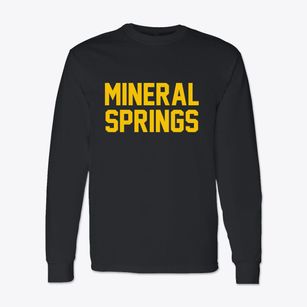 Mineral Springs North Carolina Classic Block Classic Long Sleeve T-Shirt