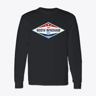 North Windham Maine Diamond Star Classic Long Sleeve T-Shirt