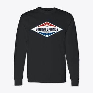Boiling Springs North Carolina Diamond Star Classic Long Sleeve T-Shirt