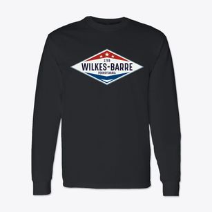 Wilkes-barre Pennsylvania Diamond Star Classic Long Sleeve T-Shirt