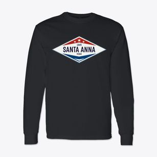 Santa Anna Texas Diamond Star Classic Long Sleeve T-Shirt