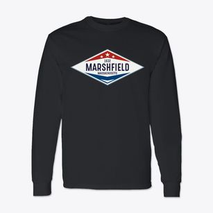 Marshfield Massachusetts Diamond Star Classic Long Sleeve T-Shirt